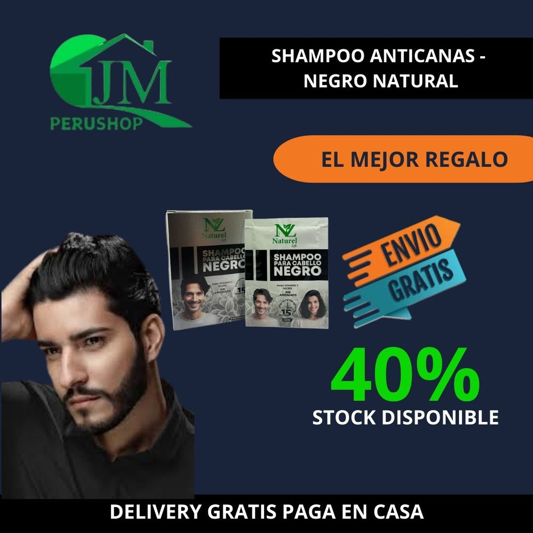 SHAMPOO ANTICANAS NEGRO NATURAL