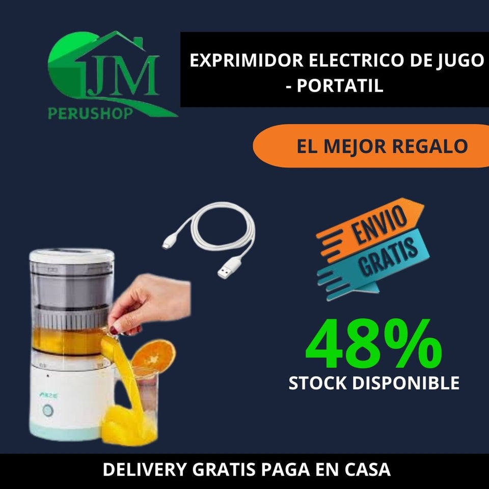 EXPRIMIDOR ELECTRICO DE JUGO - PORTATIL