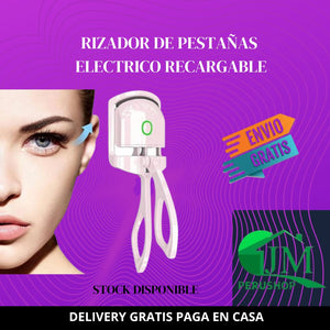 RIZADOR DE PESTAÑAS ELECTRICO RECARGABLE