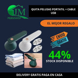 QUITA PELUSAS PORTATIL + CABLE USB