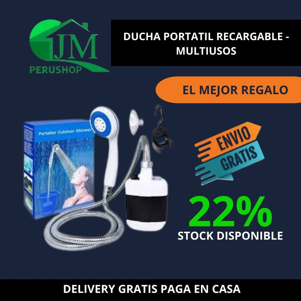 DUCHA PORTATIL RECARGABLE MULTIUSOS